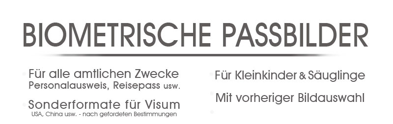 Biometrische Passbilder